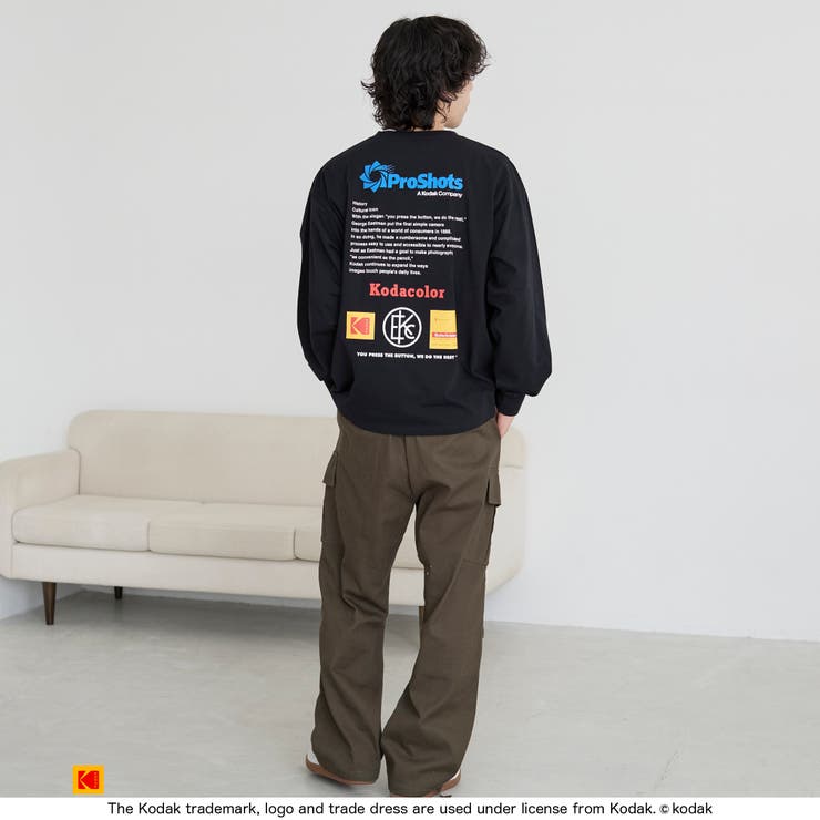 Kodak/コダック】カメラグラフィックプリントTシャツ[品番