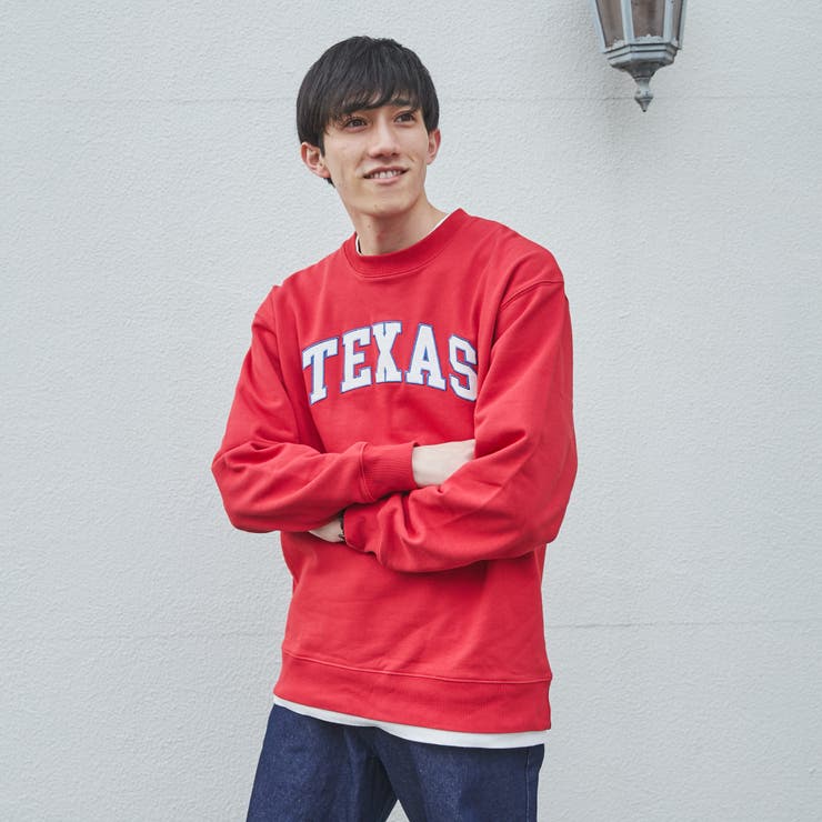 CVC裏毛ツイルワッペンカレッジスウェット | coen【men】 | 詳細画像10 