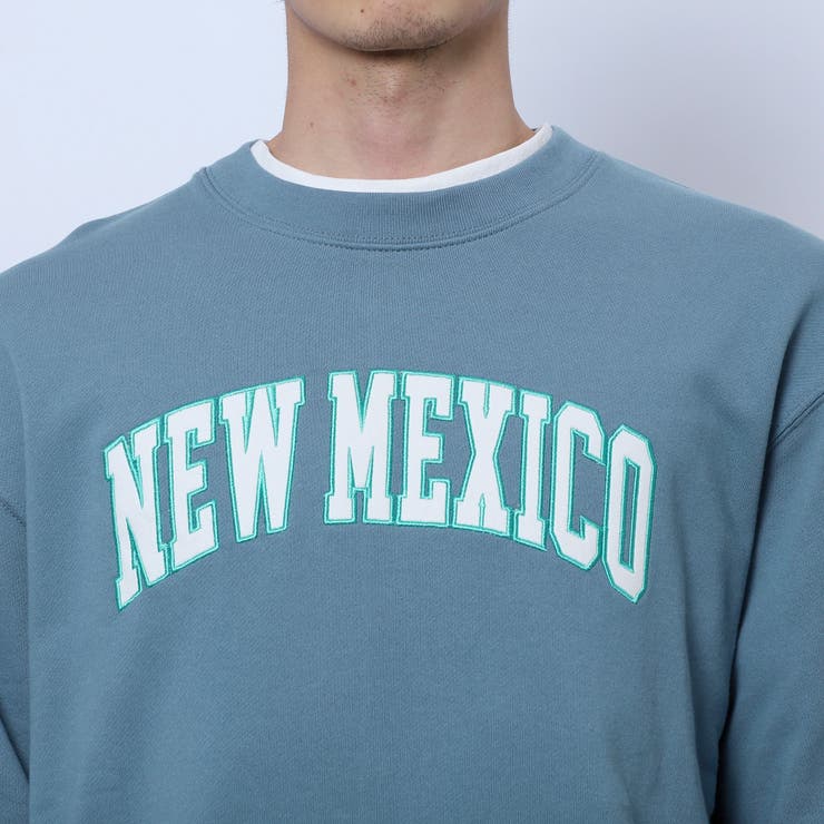 CVC裏毛ツイルワッペンカレッジスウェット | coen【men】 | 詳細画像15 