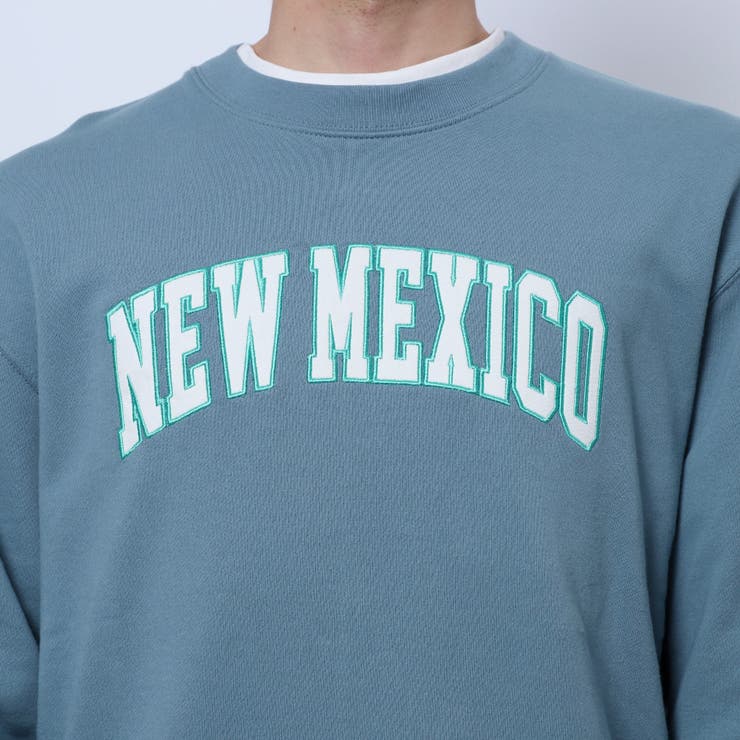 CVC裏毛ツイルワッペンカレッジスウェット | coen【men】 | 詳細画像19 