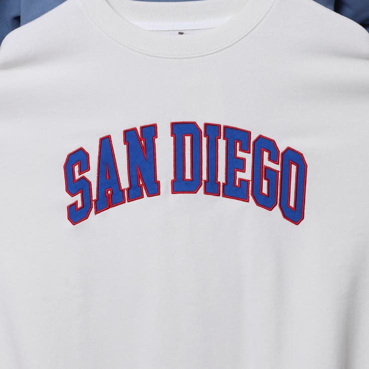 CVC裏毛ツイルワッペンカレッジスウェット | coen【men】 | 詳細画像20 