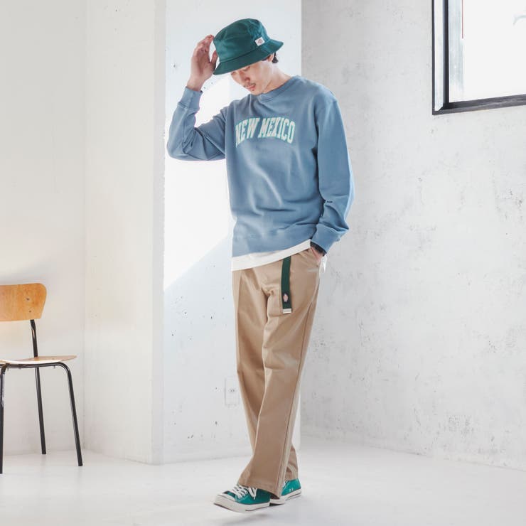 CVC裏毛ツイルワッペンカレッジスウェット | coen【men】 | 詳細画像6 