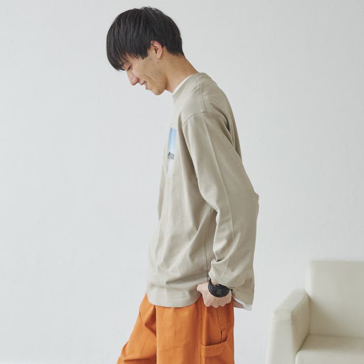 フォトプリントロングスリーブTシャツ[品番：COEW0004082]｜coen【men