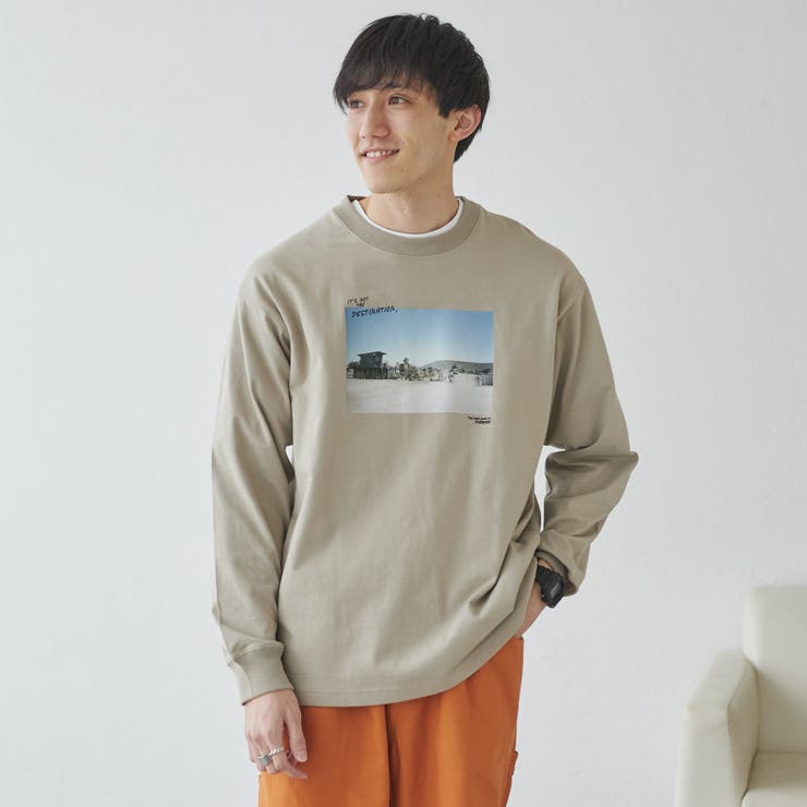 フォトプリントロングスリーブTシャツ[品番：COEW0004082]｜coen【men