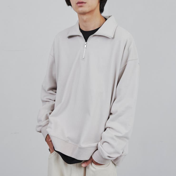 ビッグシルエットハーフジッププルオーバー[品番：COEW0004670]｜coen