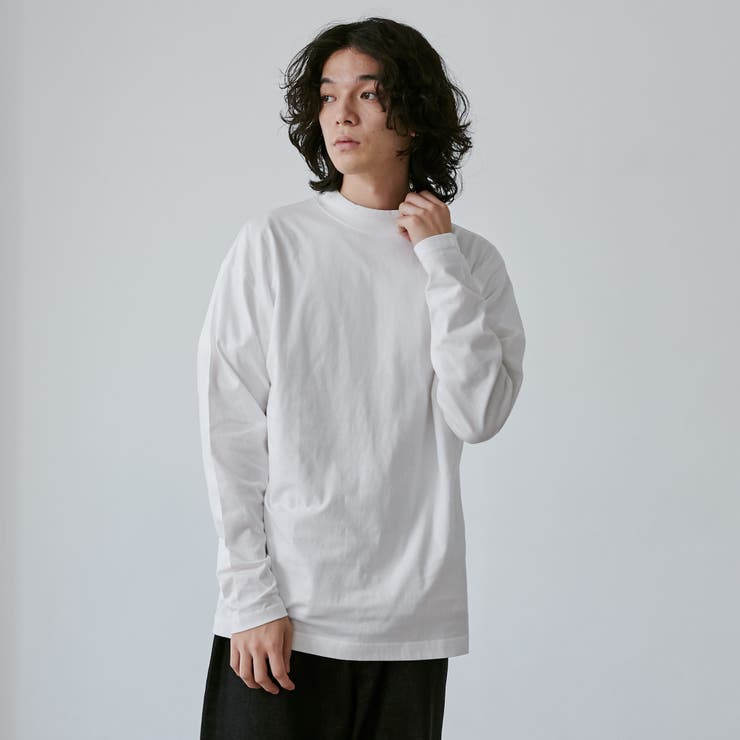 天竺モックネックロングスリーブTシャツ[品番：COEW0004808]｜coen