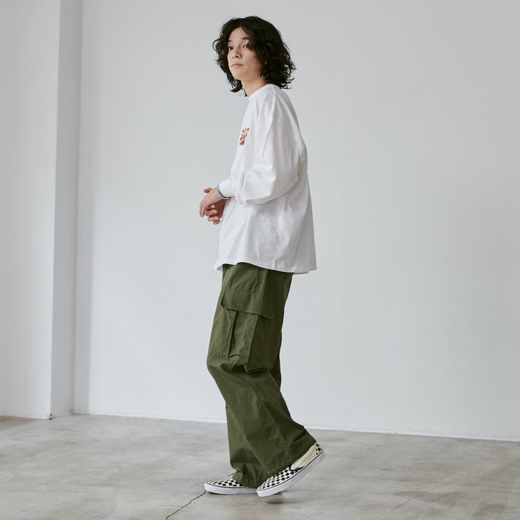 ビッグシルエットスーベニア刺繍天竺ロングスリーブTシャツ | coen【men】 | 詳細画像16 