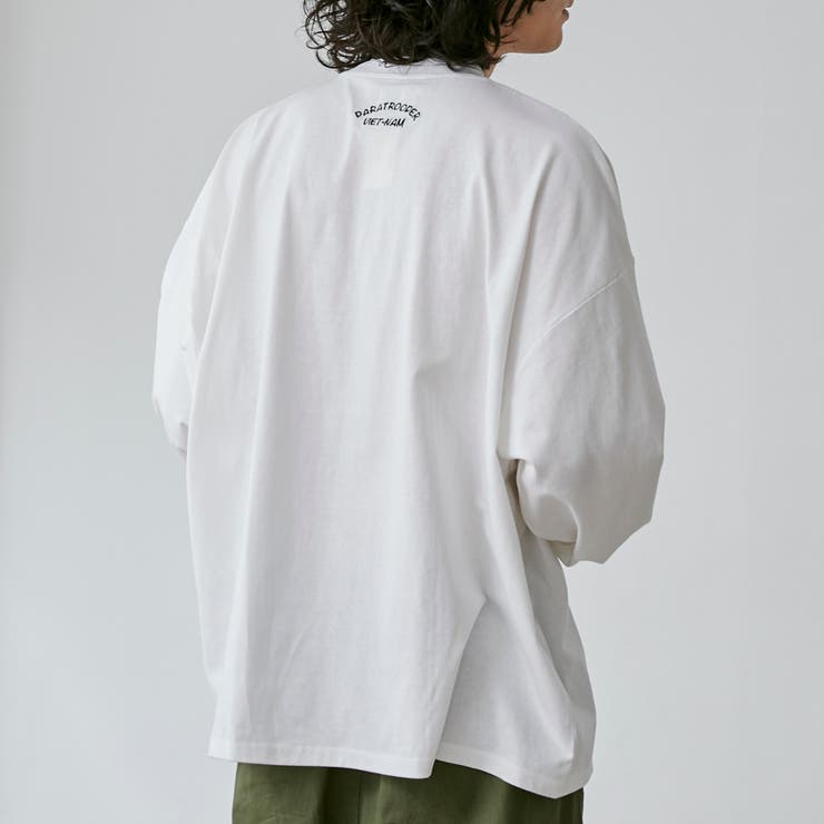 ビッグシルエットスーベニア刺繍天竺ロングスリーブTシャツ | coen【men】 | 詳細画像25 
