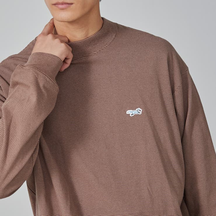 PENNEYS（ぺニーズ）別注モックネックミジンボーダーロングスリーブTシャツ | coen【men】 | 詳細画像5 