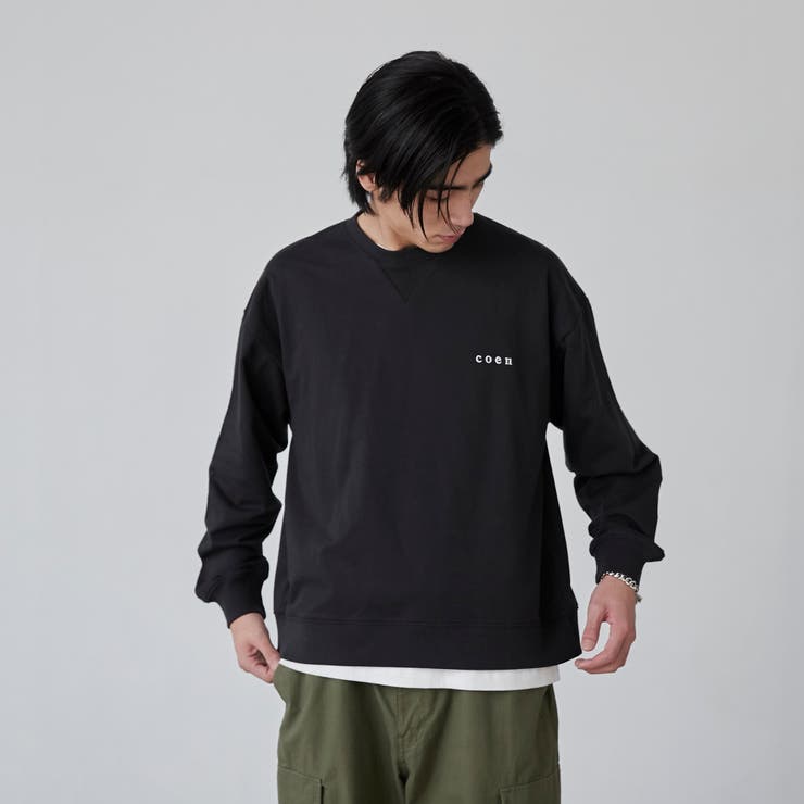 【WEB限定】コーエンロゴ裏毛スウェット | coen【men】 | 詳細画像3 
