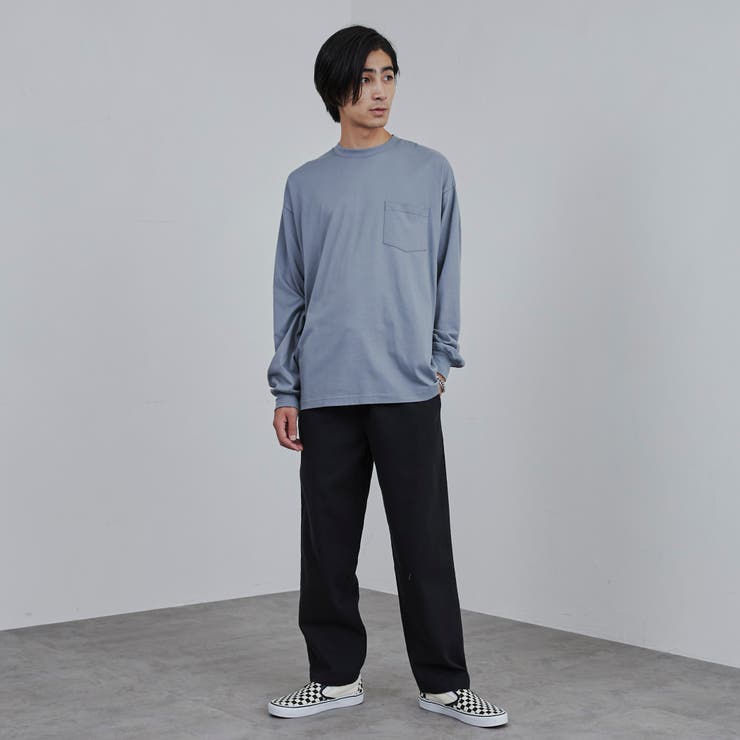 プレーティング天竺ルーズロングスリーブTシャツ | coen【men】 | 詳細画像12 
