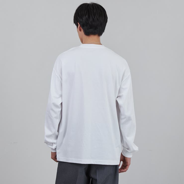 プレーティング天竺ルーズロングスリーブTシャツ | coen【men】 | 詳細画像14 