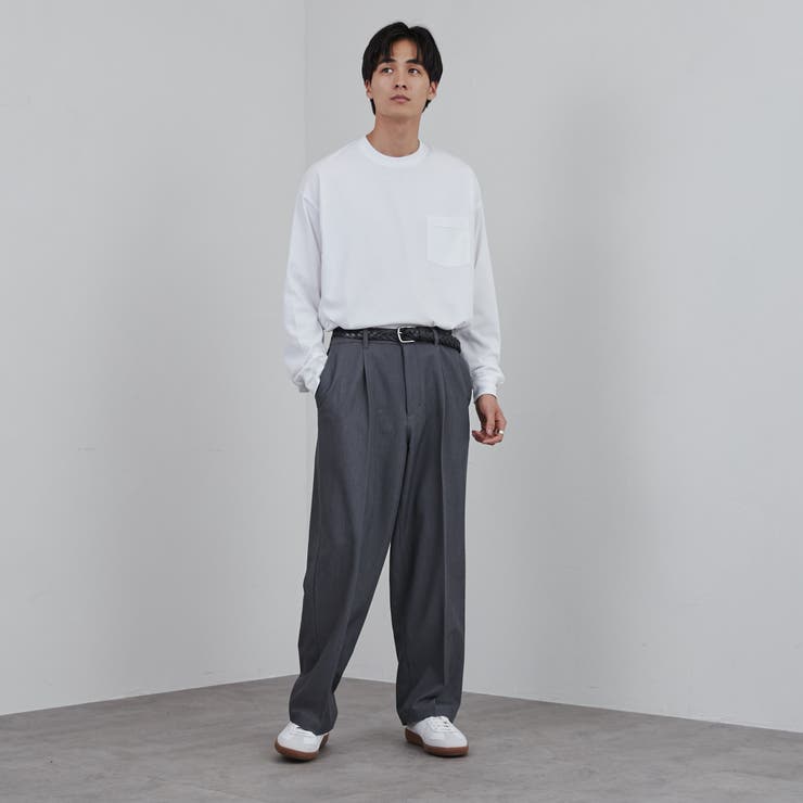 プレーティング天竺ルーズロングスリーブTシャツ | coen【men】 | 詳細画像15 