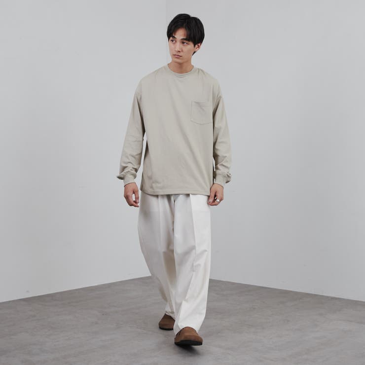 プレーティング天竺ルーズロングスリーブTシャツ | coen【men】 | 詳細画像17 