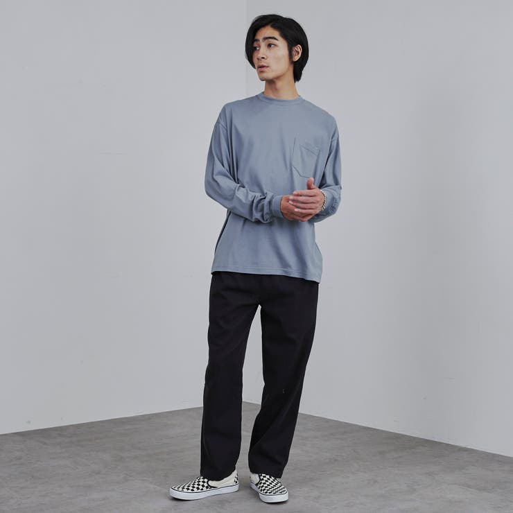 プレーティング天竺ルーズロングスリーブTシャツ | coen【men】 | 詳細画像19 