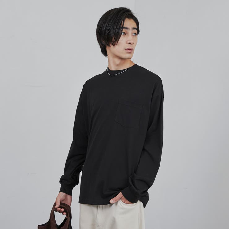 プレーティング天竺ルーズロングスリーブTシャツ | coen【men】 | 詳細画像20 