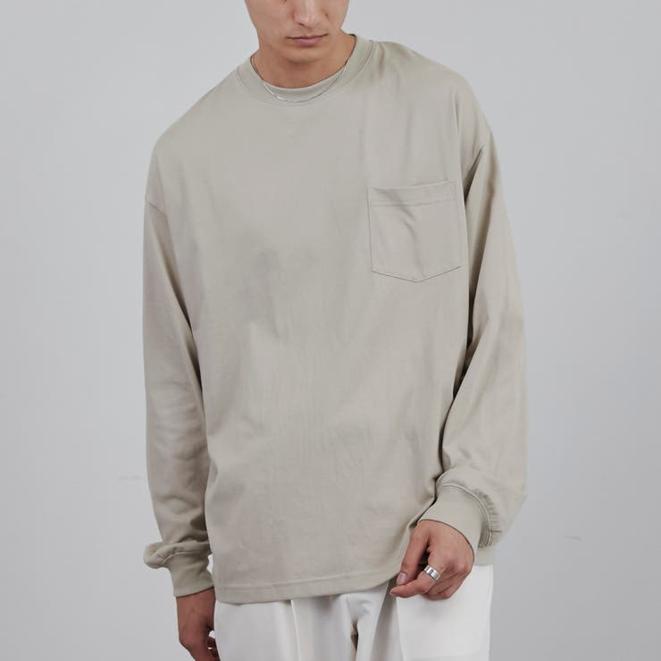 プレーティング天竺ルーズロングスリーブTシャツ | coen【men】 | 詳細画像22 