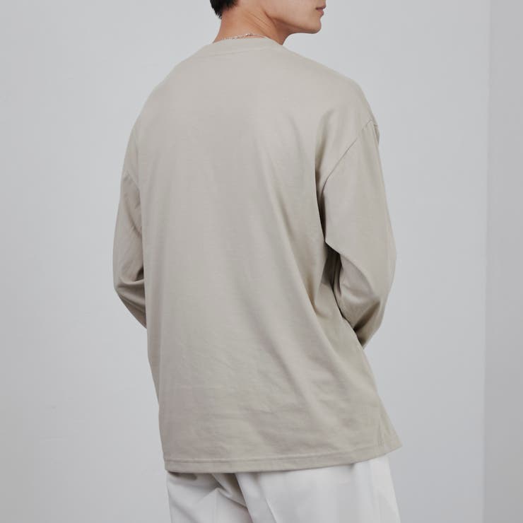 プレーティング天竺ルーズロングスリーブTシャツ | coen【men】 | 詳細画像24 