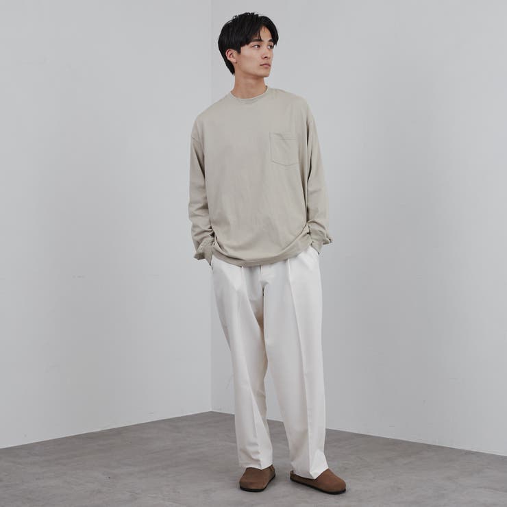 プレーティング天竺ルーズロングスリーブTシャツ | coen【men】 | 詳細画像6 