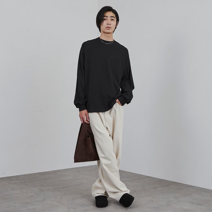 プレーティング天竺ルーズロングスリーブTシャツ | coen【men】 | 詳細画像9 