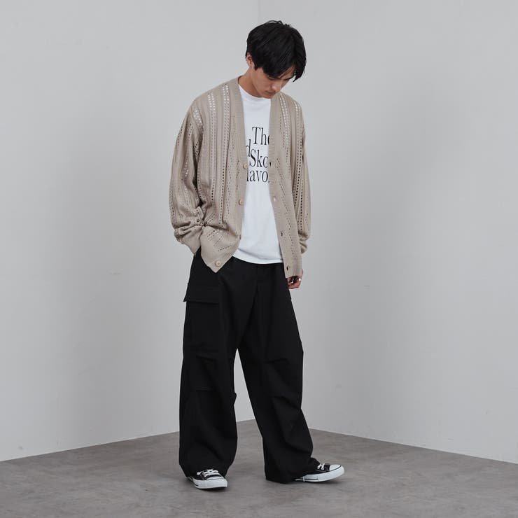 ロゴプリント入りルーズ天竺ロングスリーブTシャツ | coen【men】 | 詳細画像15 