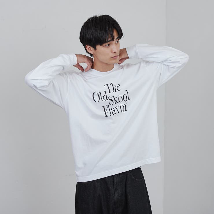 ロゴプリント入りルーズ天竺ロングスリーブTシャツ | coen【men】 | 詳細画像5 