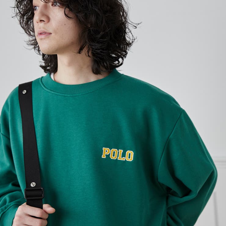 POLO BCS(ポロ・ビーシーエス)別注ロゴ刺繍スウェットプルオーバー