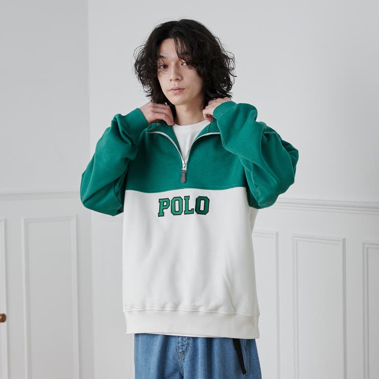 POLO BCS別注スタンドハーフジップスウェット プルオーバー[品番：COEW0005115]｜coen【men】（コーエン）のメンズファッション通販｜SHOPLIST（ショップリスト）