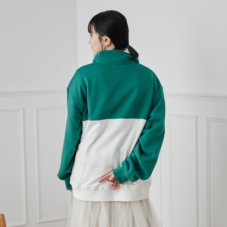 POLO BCS別注スタンドハーフジップスウェットプルオーバー[品番