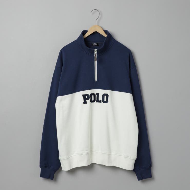 POLO BCS別注スタンドハーフジップスウェットプルオーバー[品番