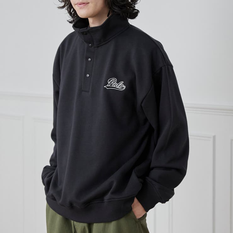 POLO BCS別注スタンドハーフスナップスウェットプルオーバー | coen【men】 | 詳細画像1