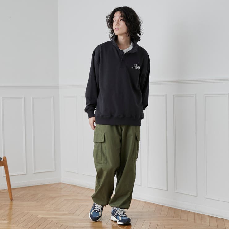 POLO BCS別注スタンドハーフスナップスウェットプルオーバー | coen【men】 | 詳細画像14
