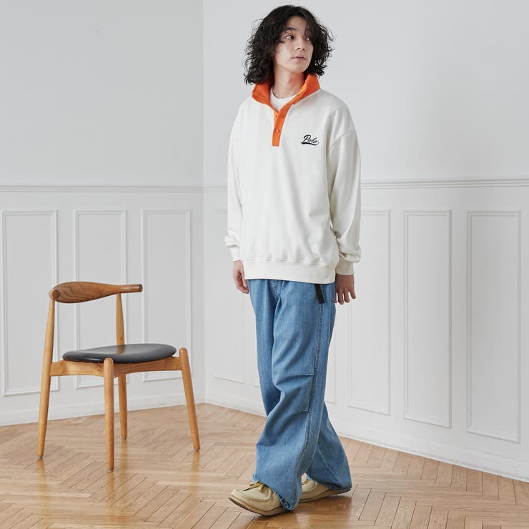 POLO BCS別注スタンドハーフスナップスウェットプルオーバー | coen【men】 | 詳細画像16