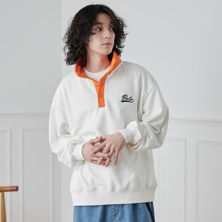 POLO BCS別注スタンドハーフスナップスウェットプルオーバー | coen【men】 | 詳細画像5