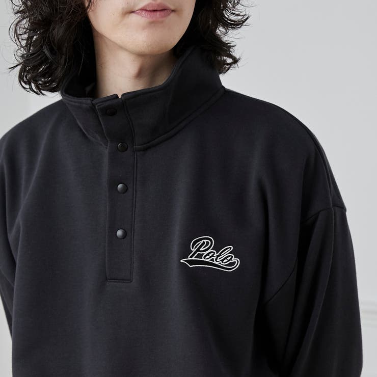 POLO BCS別注スタンドハーフスナップスウェットプルオーバー | coen【men】 | 詳細画像6