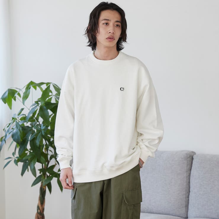 CEC】ヘビーオンス刺繍クルーネックスウェット[品番：COEW0005222