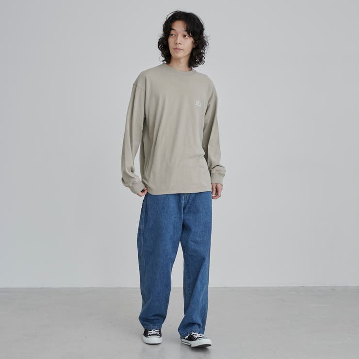 USAコットンピグメントワンポイント刺繍Tシャツ | coen【men】 | 詳細画像10 