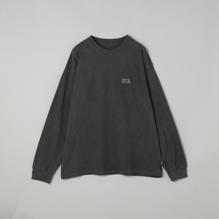 USAコットンピグメントワンポイント刺繍Tシャツ | coen【men】 | 詳細画像18 