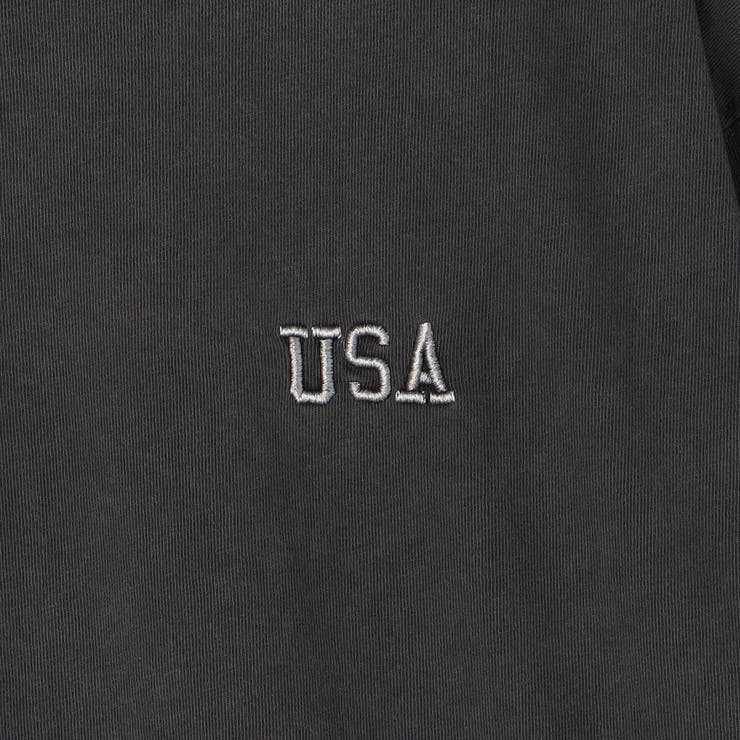 USAコットンピグメントワンポイント刺繍Tシャツ | coen【men】 | 詳細画像25 