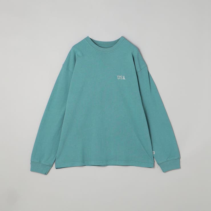 KELLY | USAコットンピグメントワンポイント刺繍Tシャツ | coen【men】