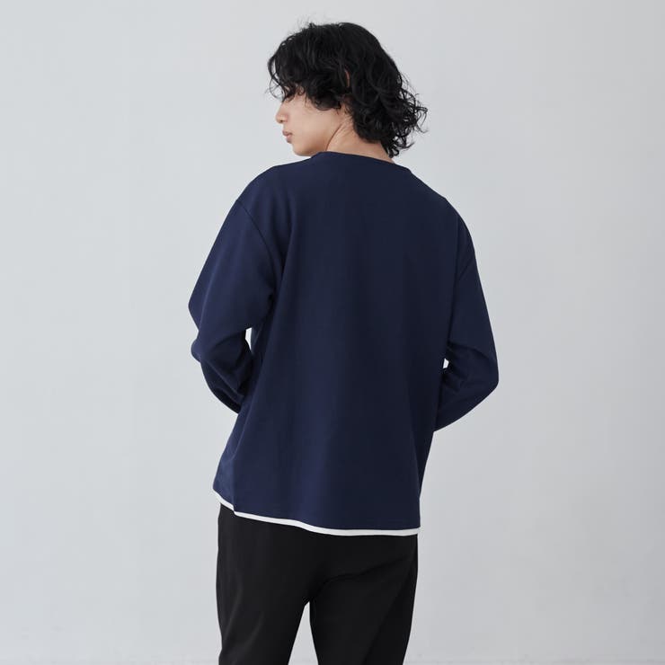 スキッパーレイヤードロングTシャツ | coen【men】 | 詳細画像11 