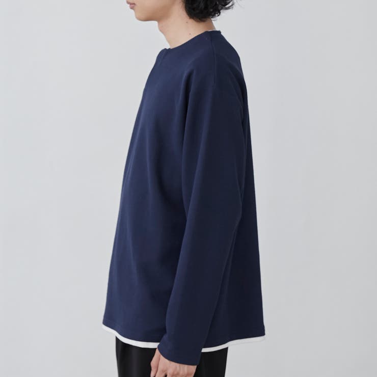 スキッパーレイヤードロングTシャツ | coen【men】 | 詳細画像13 