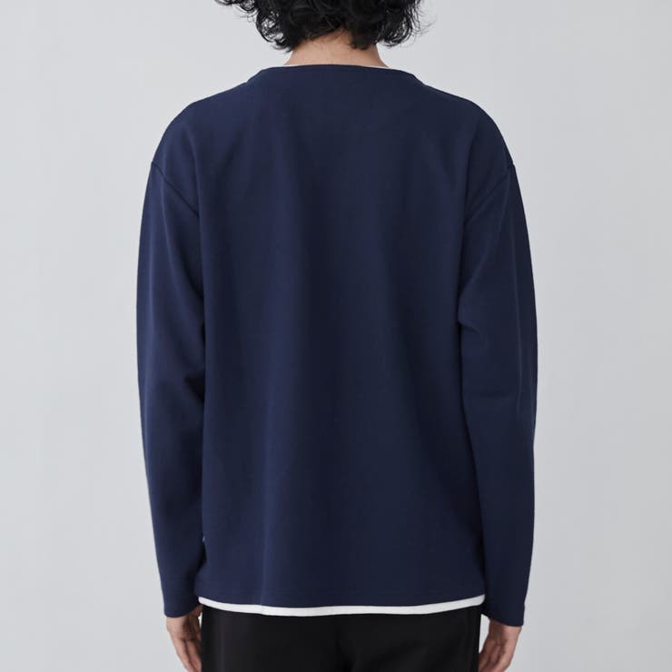 スキッパーレイヤードロングTシャツ | coen【men】 | 詳細画像14 