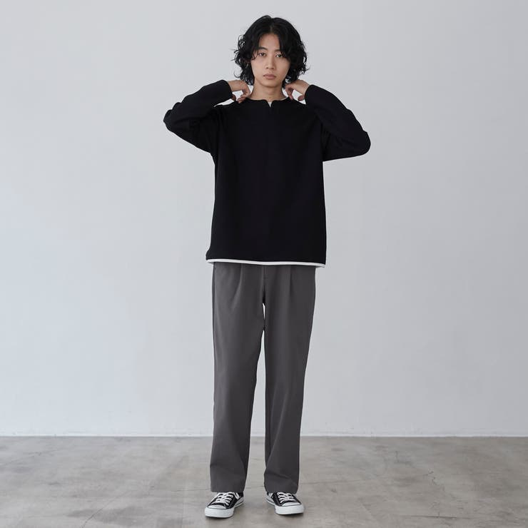 スキッパーレイヤードロングTシャツ | coen【men】 | 詳細画像5 