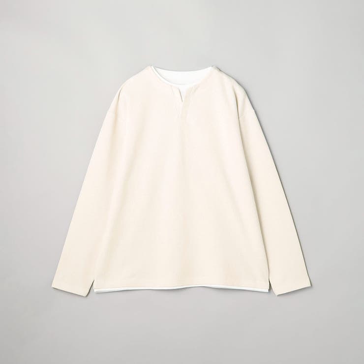 OFF WHITE | スキッパーレイヤードロングTシャツ | coen【men】