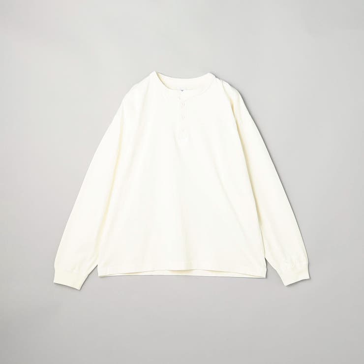 NATURAL | ピグメントヘンリーネックロングTシャツ | coen【men】
