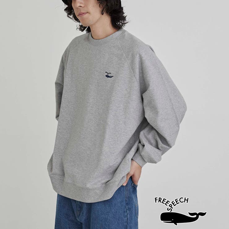 DK.GRAY | FreeSpeech別注クルーネックスウェット | coen【men】