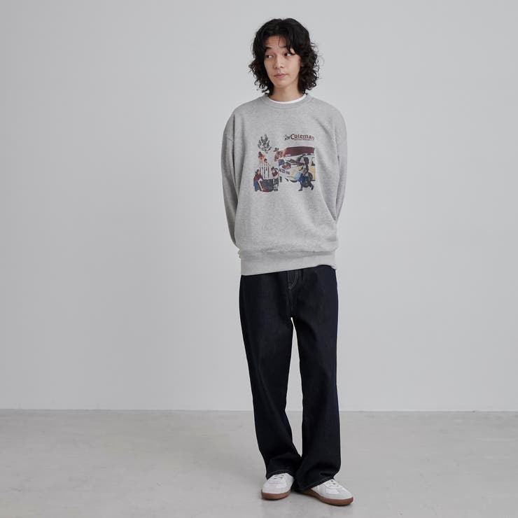Coleman（コールマン）グラフィック裏毛クルーネックスウェット[品番 