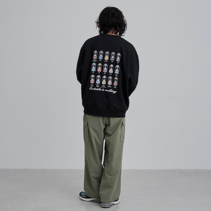 Coleman（コールマン）グラフィック裏毛クルーネックスウェット