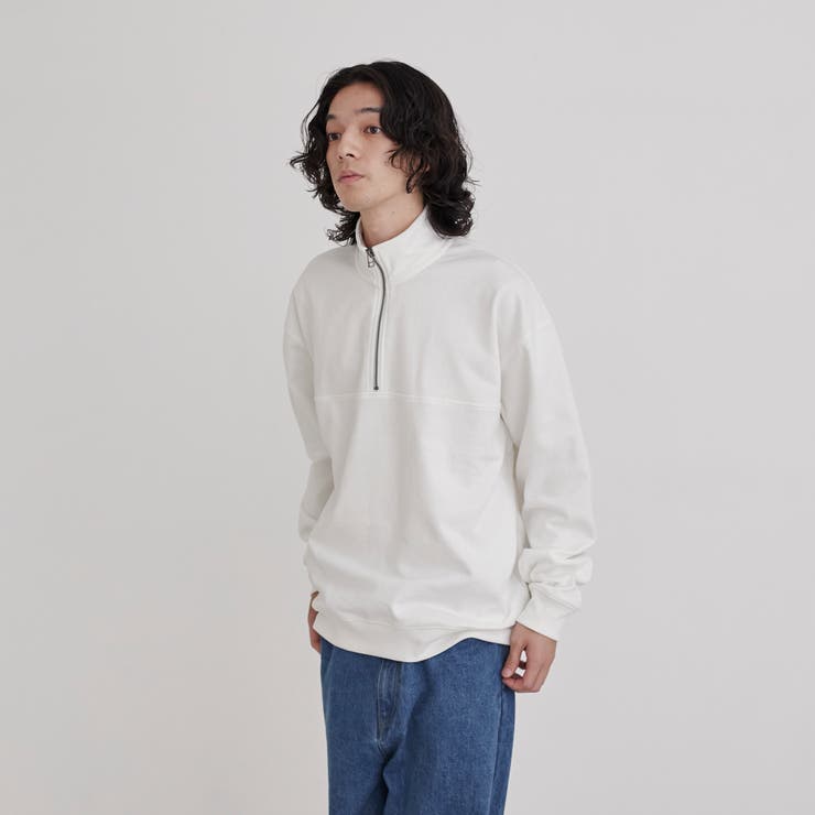 【WELLTECT】ハーフジップスウェットプルオーバー | coen【men】 | 詳細画像10 